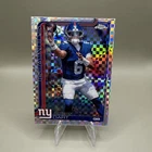 Topps Chrome 2025 Jaxson Dart Rookie X-Fractor #306 New York Giants NFL Card