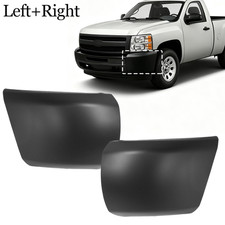 For 2007-2013 Chevrolet Silverado 1500 New Front Bumper End Cap Set