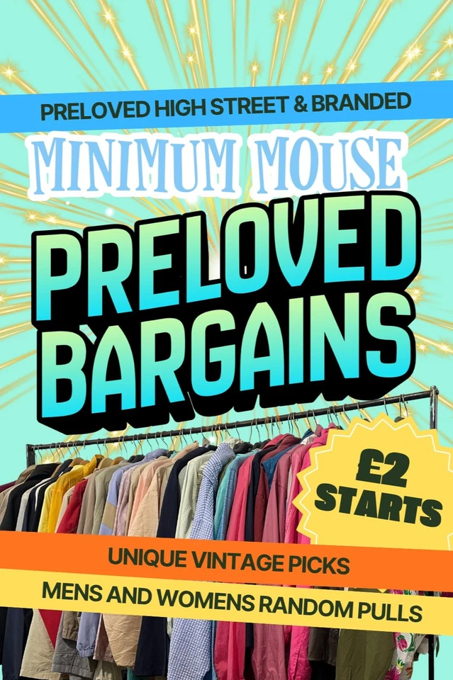 Monday Madness! Preloved Bargains, Womens and Mens Clothing. £2 starts!
