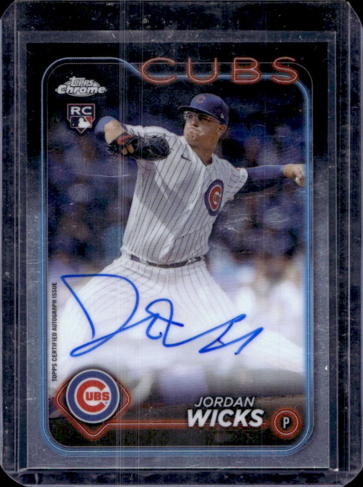2024 Topps Chrome Jordan Wicks Rookie Auto RC #RA-JWS Cubs