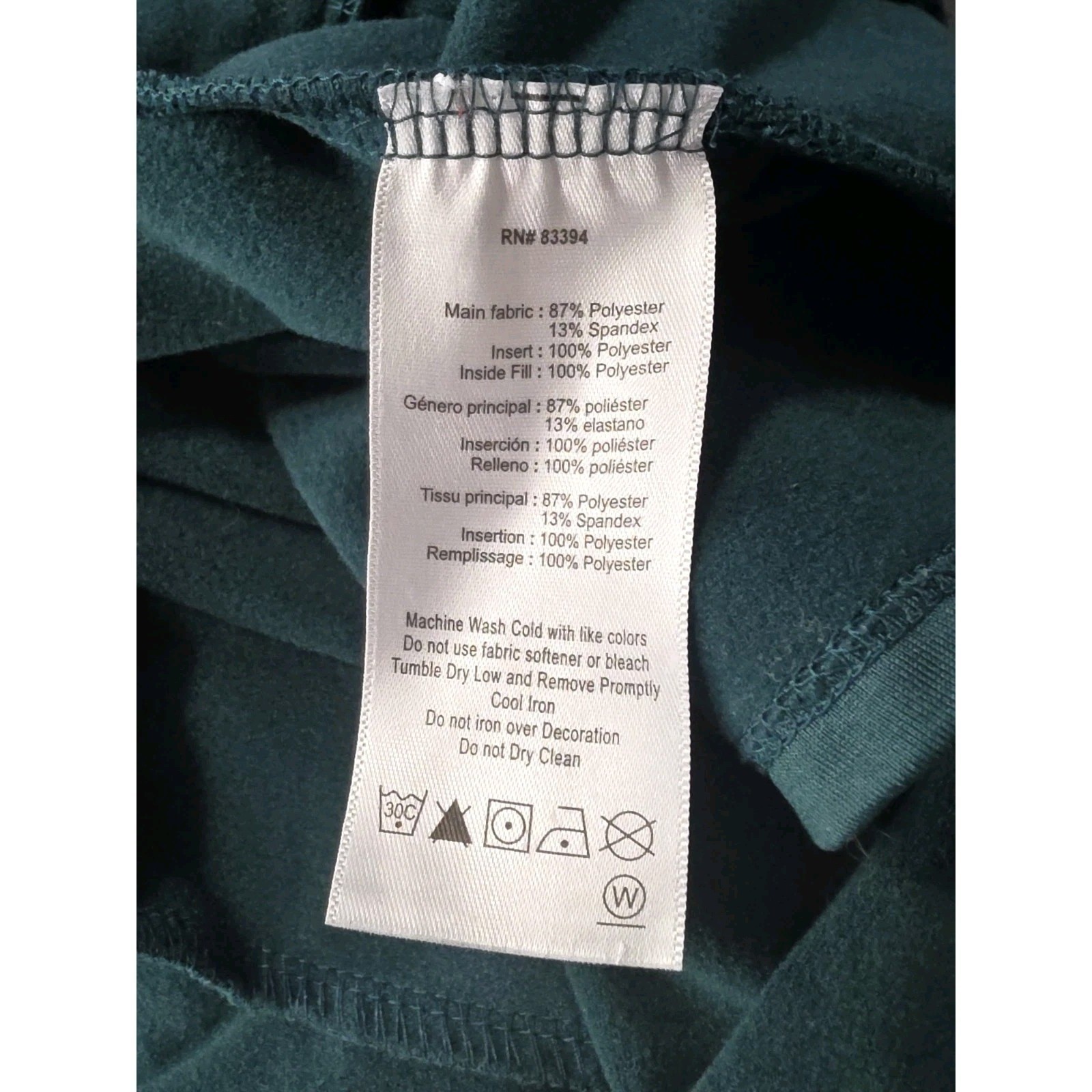 Asics Quilted Pullover Jacket Medium Green Runnin… - image 5