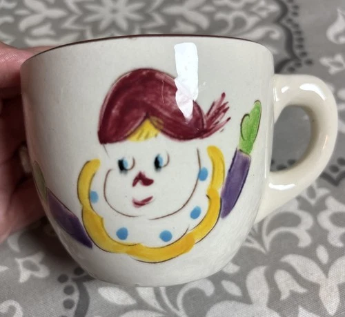 Vintage Stangl  2 Jack In The Box - Kiddieware Cup Mug
