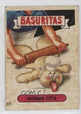 1988 Stani Basuritas (Garbage Pail Kids) Norma Cita #89 s5q