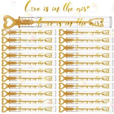 60 Count Wedding Mini Bubble Wands for Guest Send-Offs Celebrations