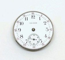 1907 Waltham Model 1907 Grade No. 160 7J 0s Pocket Watch Movement For Repair