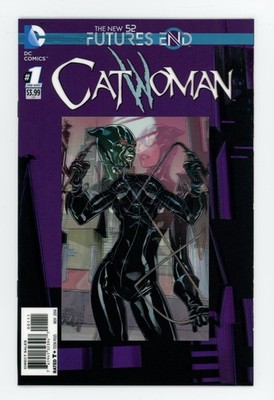 Catwoman: Futures End #1 New 52 NM+ 2014 3D Lenticular Cover