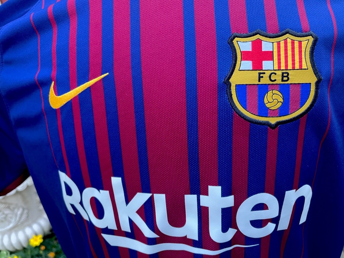 NIKE Lionel Messi #10 FC Barcelona Soccer Jersey Men's XL