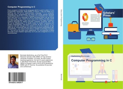 Computer Programming in C | Harikrishna Bommala | Taschenbuch | Paperback | 2017