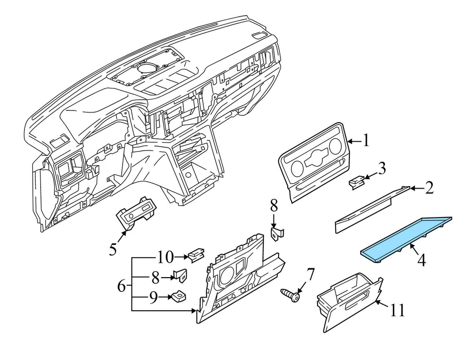 BMW 650I XDRIVE 2013-2019 gran cupé - barra de dirección izquierda con maletero 6784716 Foto 3 de 4