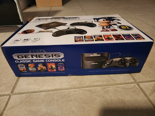 Console di gioco SEGA Genesis Classic nera con 81 giochi precaricati - Foto 3 di 12