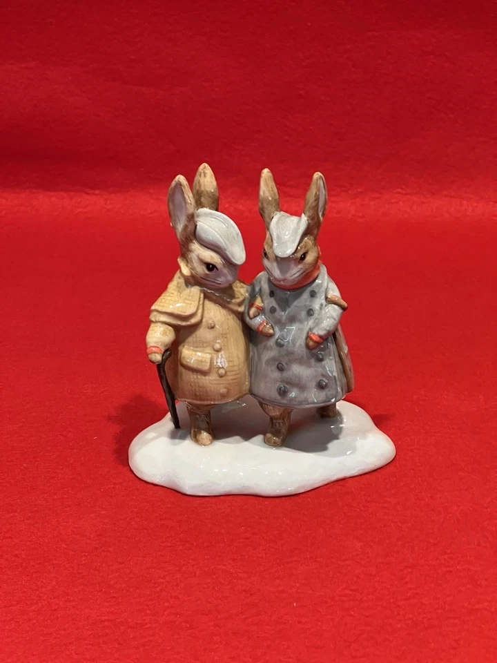 Beswick Beatrix Potter RARE Figurine - Two Gentlemen Rabbits P4210 Mint & Boxed - Image 2 of 4
