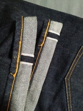 Studio d'Artisan D1890 13oz Loose Straight Indigo Denim Jeans Selvedge - 32 -