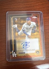 2025 Topps Gilded Gold Autographs River Ryan CGARR Orange Refractor /25 RC