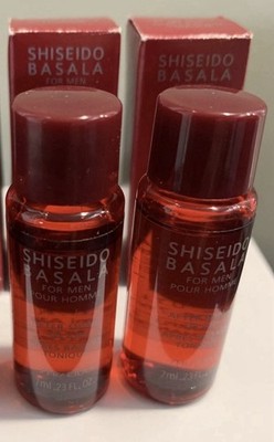 Set Of 2 Shiseido Basala After Shave Splash For Men 7 ML .23 Fl. Oz.Very Rare !!