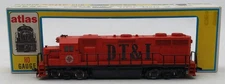 Atlas 7065 HO Scale Detroit, Toledo & Ironton GP-38 Diesel Engine #201 EX/Box