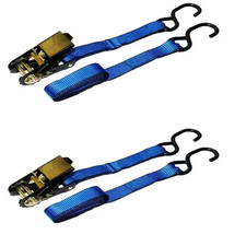 Ratchet Tie-Down Straps 2-Pack 15 Ft. X 1 In. 1500 Lbs. Heavy Duty