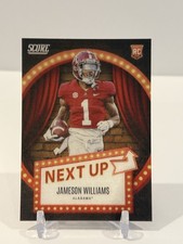 Jameson Williams 2022 Score Next Up CASE HIT SSP #NU-5 (RC) DET LIONS ALABAMA