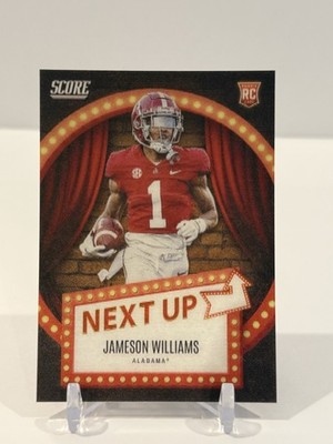 Jameson Williams 2022 Score Next Up CASE HIT SSP #NU-5 (RC) DET LIONS ALABAMA