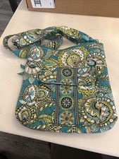 VERA BRADLEY HIPSTER (PEACOCK) (RARE & RETIRED) Purse Tote Handbag Should Strap