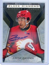 2025-26 Black Diamond Hockey DIAMOND FUTURES AUTO #24/35 FLAMES Zayne Parekh