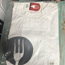 NWT White ChefWorks Montreal Cool Vent Chef Coat. Size large.