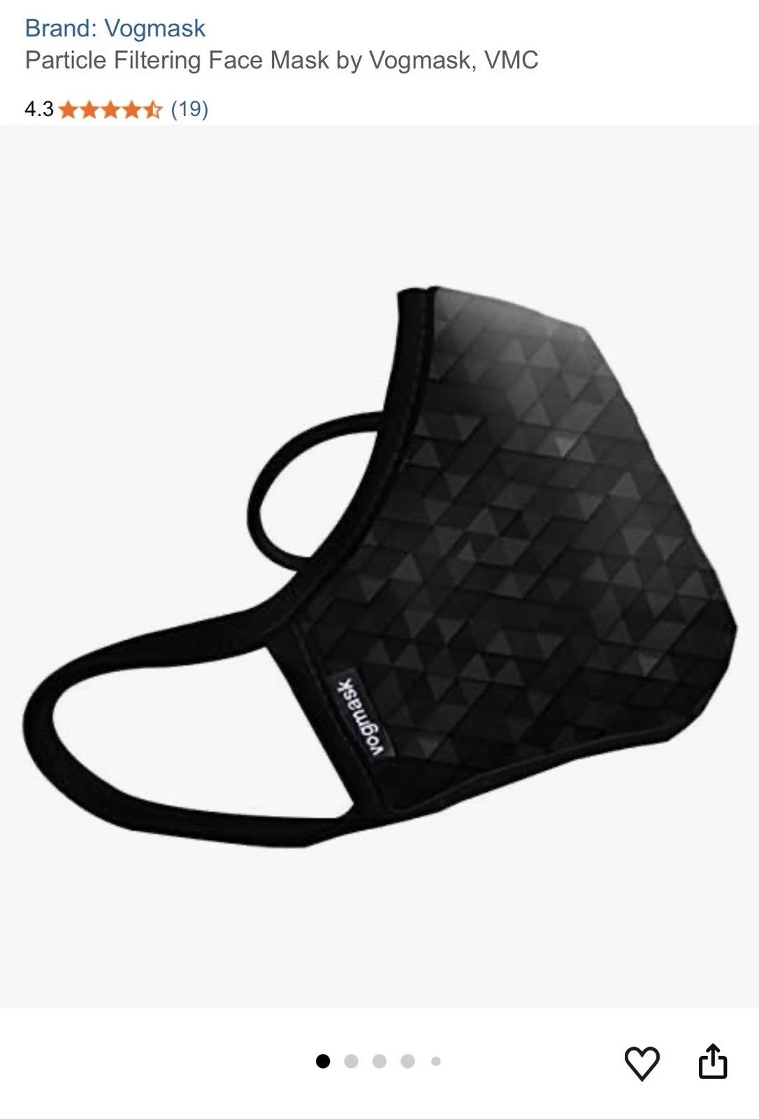 51- New / Sealed Vogmask VMC Filtering Air Allergy Mask Hero S-XL Discontinued
Opens in a new window