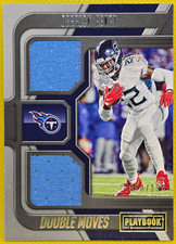 2022 Panini Playbook Derrick Henry Double Moves Relics 68/199 #DM-4