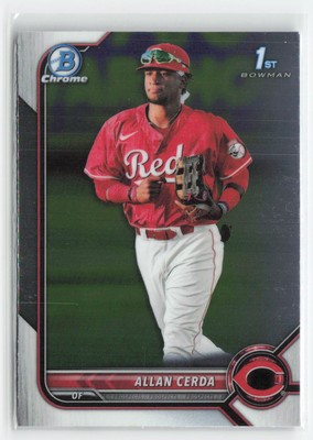2022 Bowman #BCP-142 Allan Cerda Chrome Prospects 1st