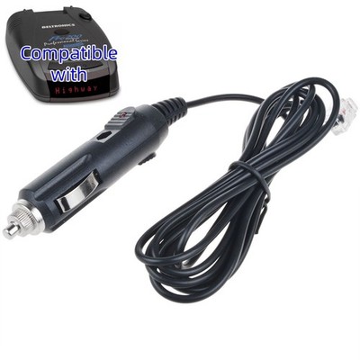 Car Adapter Power Cord for Beltronics RX65 PRO 200 300 V8 GT-7 RX55 V10