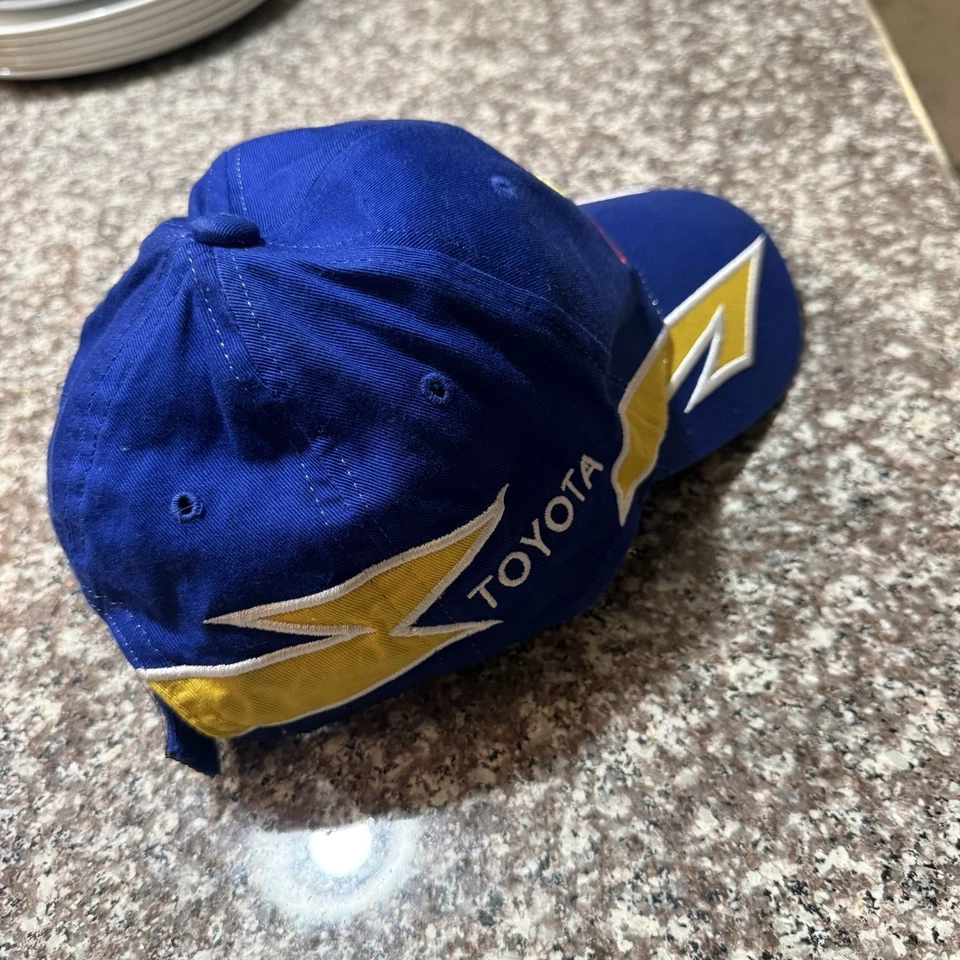 NAPA Racing Michael Waltrip #55 Nascar Toyota azul amarillo rayo sombrero  Foto 3 de 4