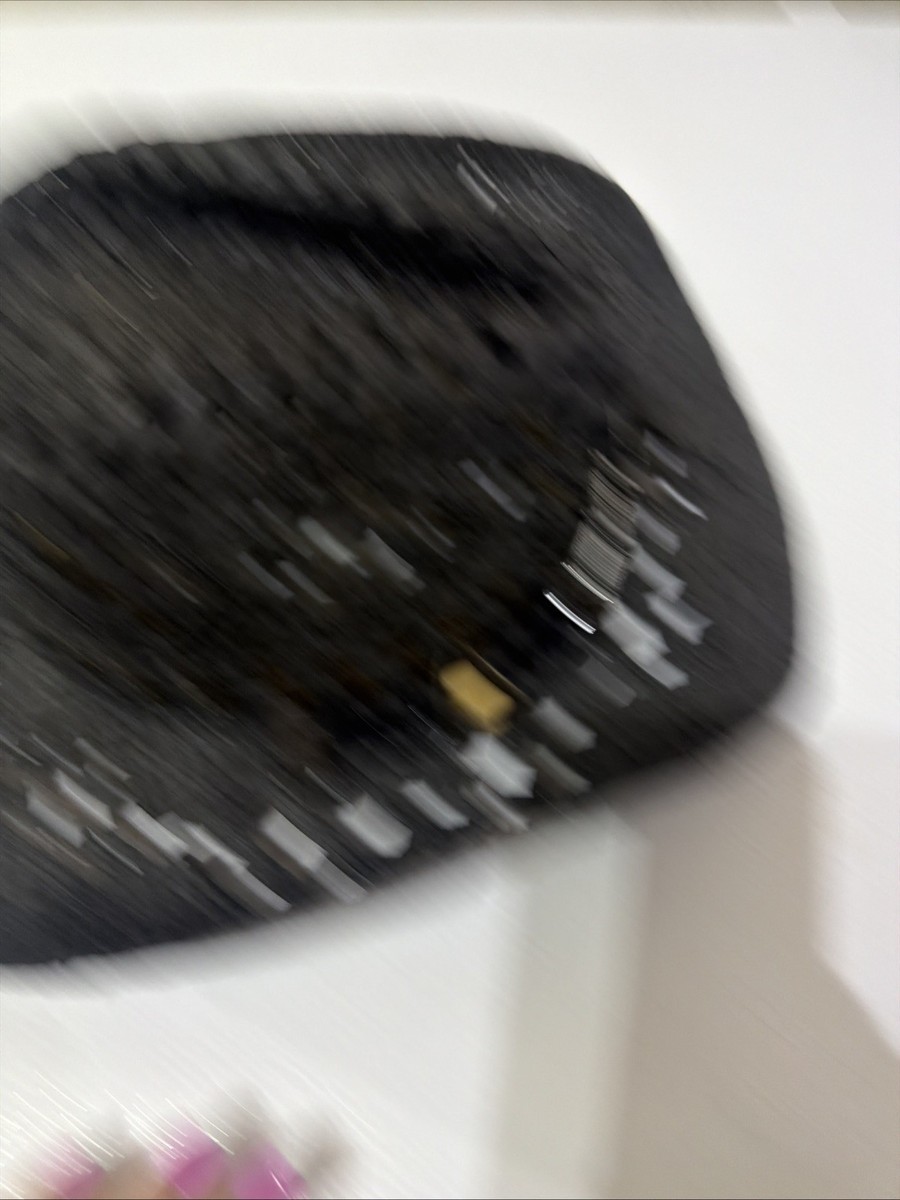 Marine Corp Black Straw Hat, Cowboy Style Pre Owned View 6