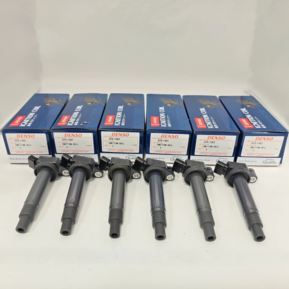 6X DENSO Ignition Coil 90919-02234 For 1999-2010 Toyota Lexus 3.0L 3.3L 673-1301 - Изображение 4 из 4