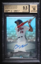 2014 Bowman Platinum Prospects Byron Buxton #AP-BBU BGS 9.5 GEM MINT Auto 0us4