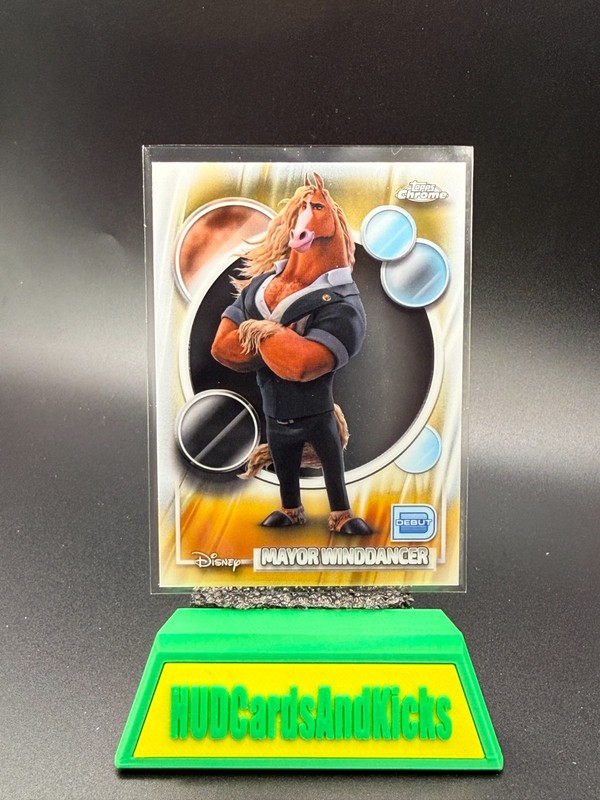 2026 Topps Chrome Disney - Mayor Winddancer - Zootopia 2 (Debut)