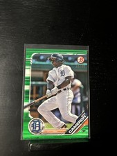 2019 Bowman - Chrome Prospects Daz Cameron #BCP-86 Green Refractor /99 (RC)