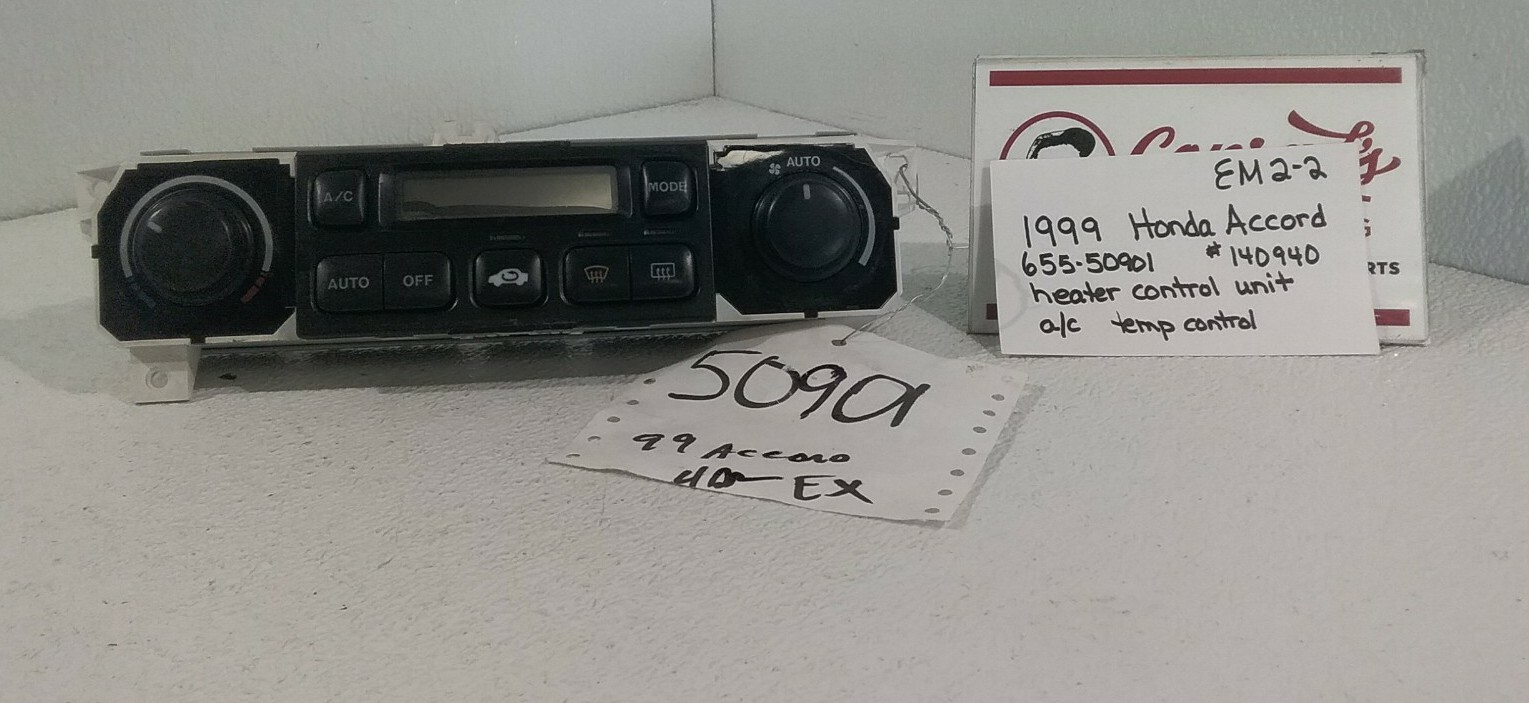USED 1999 Honda Accord Heater Control Unit AC/Auto Temp Control eBay