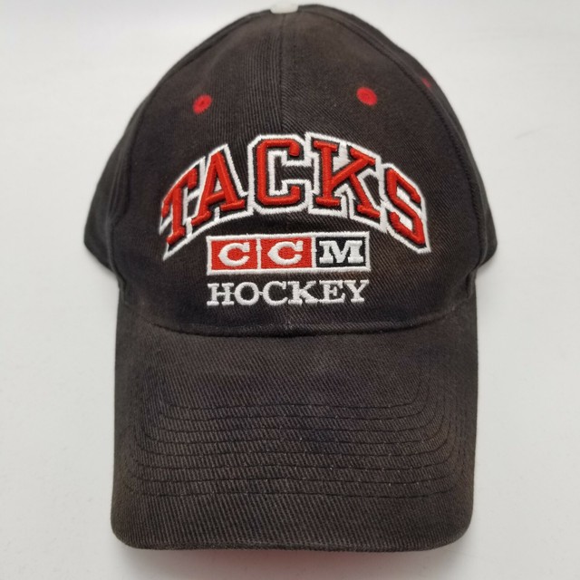TACKS CCM HOCKEY Hat Cap Signed Black Strapback Adult BL3 eBay