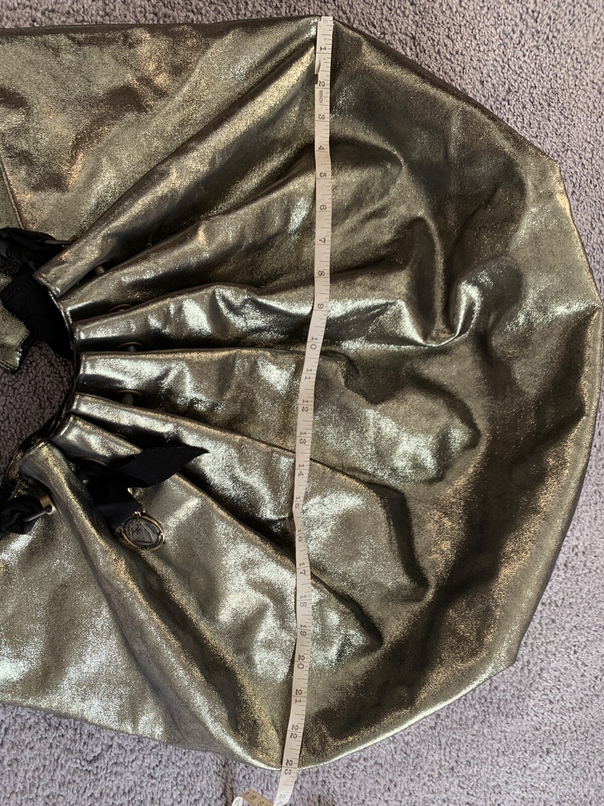 Authentic Lanvin Polisson  Metallic - Oversized/ … - image 6