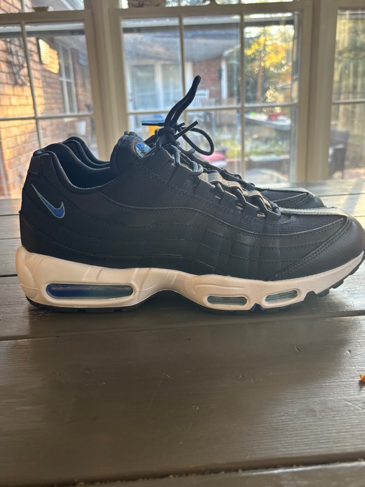 Size 11.5 - Nike Air Max 95 Low Navy/White