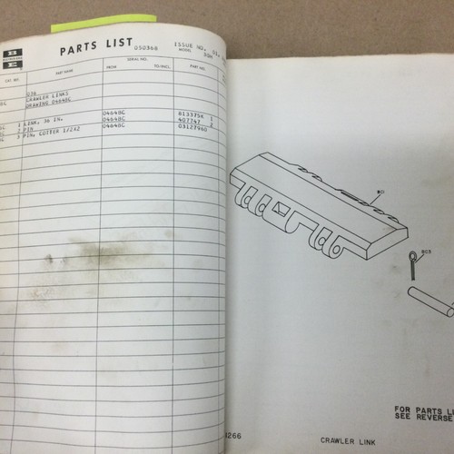 Bucyrus-Erie 30H HYD EXCAVATOR PARTS CATALOG MANUAL BOOK LIST GUIDE CRANE SHOVEL - Picture 4 of 5