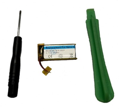 Batterie / Akku mit Werkzeug für iPod Nano 6G 110 mAh
