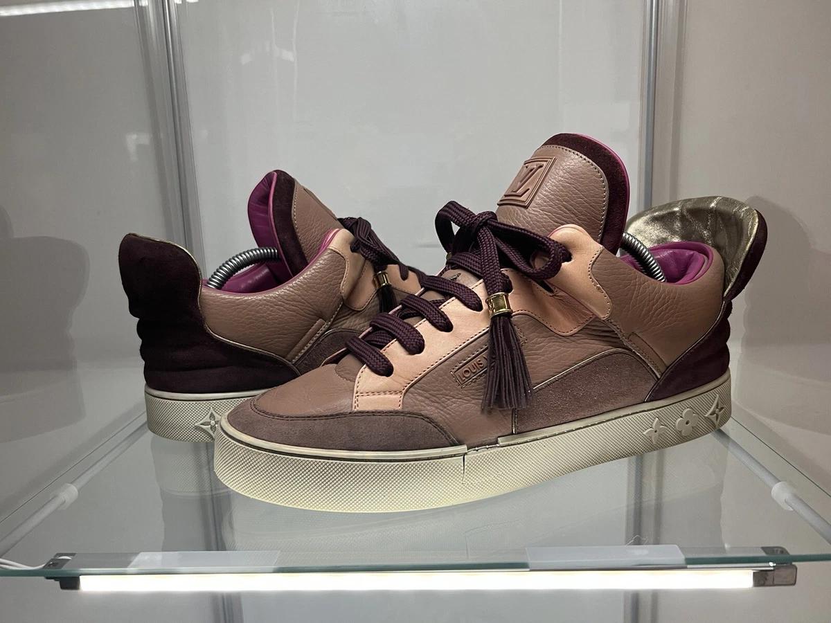 Louis Vuitton X Kanye West Laced Sneakers - Red