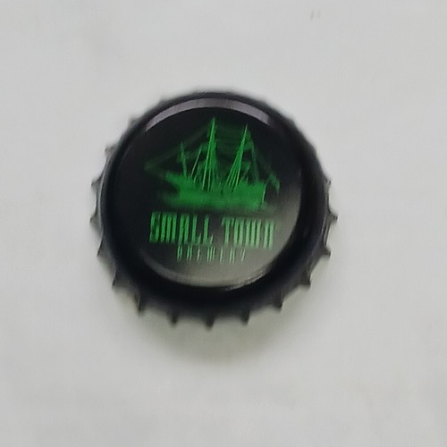 Small Town Brewery Bottle Cap Not Your Fathers Beer Crown No Dents Green Ship - Picture 2 of 6