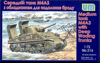 Um-mt Models 1/72 American M4a3 Sherman Tank With Deep Wading Trunks Um-mt Models 1/72 American M4a3 Sherman Tank With Deep Wading Trunks