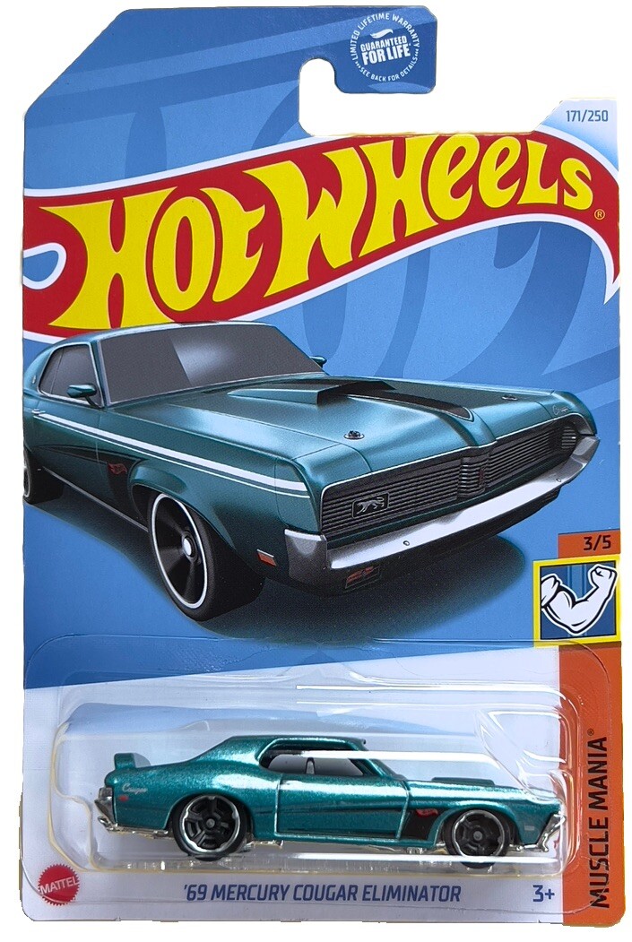 HOT WHEELS '69 MERCURY COUGAR ELIMINATOR HW MUSCLE MANIA 2024 | eBay