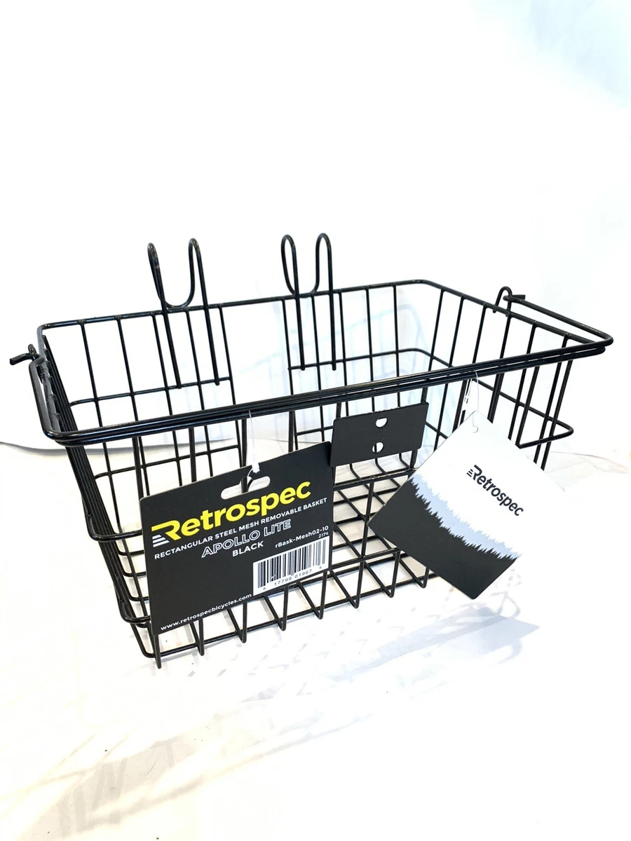 Retrospec Detachable Steel Apollo Lite Lift Off Front Bike Basket with Handle