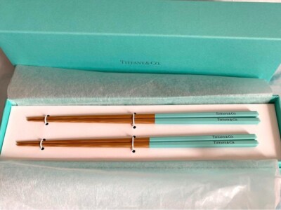 夫婦箸　箸　チョップスティック　tiffany TIFFANY&Co. Tiffany Couple Chopsticks Boxed 2 Pairs of