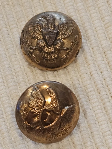 1860s 70s Civil War US Army Enlisted Officer Dress Uniform Button Set L@@K!!!