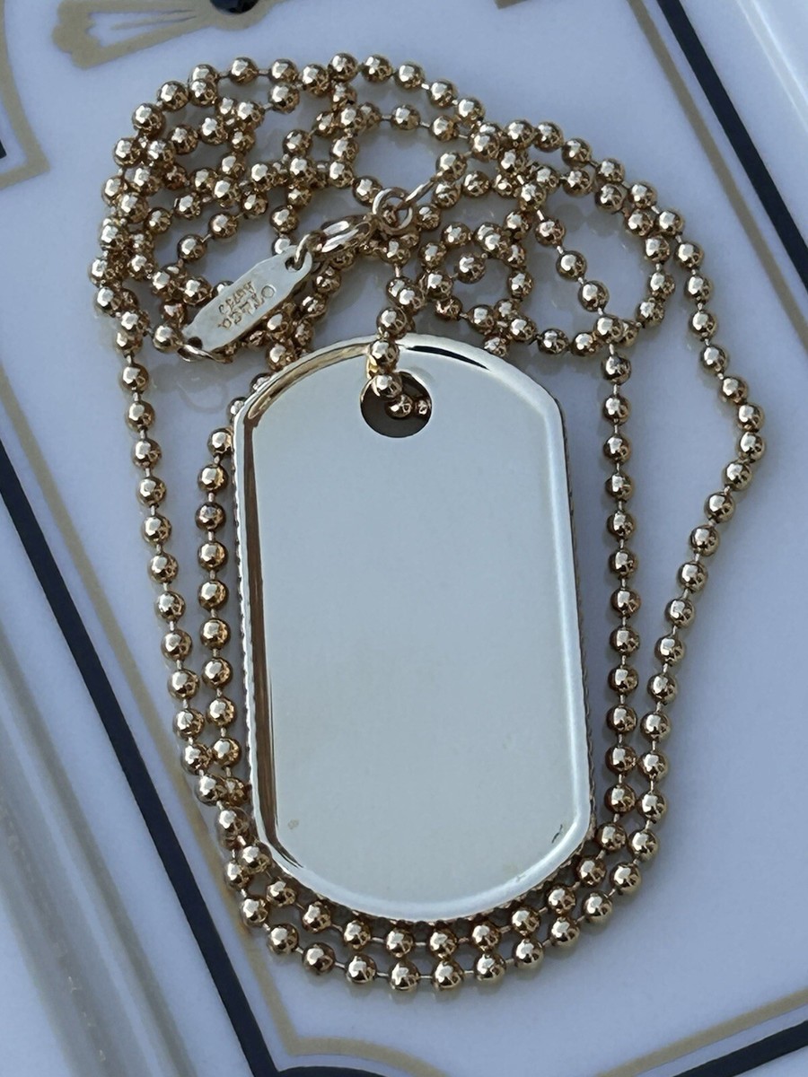 ネックレス・チョーカー Makers I.D. Tag Pendant in Sterling Silver, 24\" Tiffany & Co. Makers I.D. Tag Pendant in Sterling Silver, 24