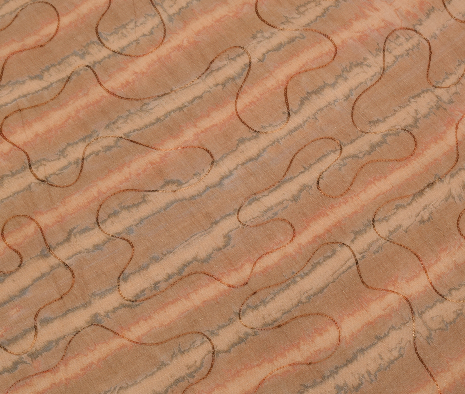 Sushila Vintage Brown Indian Dupatta 100% Pure Cotton Printed Long Stole Scarves